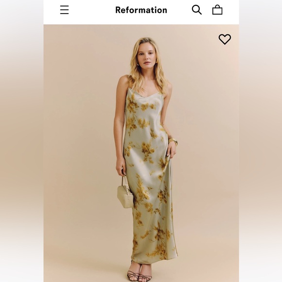 Reformation - Parma Silk Dress - Picture 1 of 5